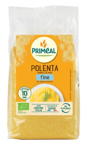 Bio polenta met fijn volkoren maïsgriesmeel 500 g