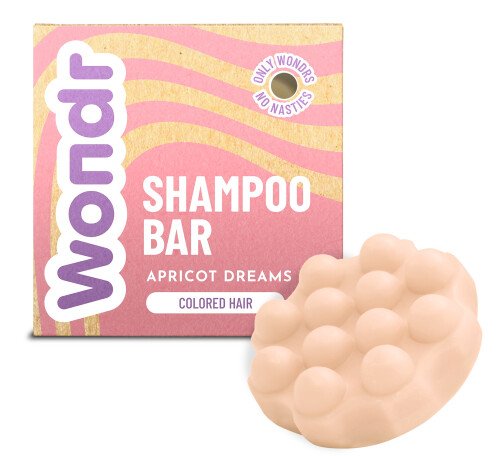 Shampoo bar - apricot dreams -  voor gekleurd haar 55 g
