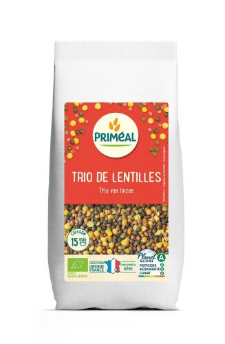 Trio de lentilles bio 500 g