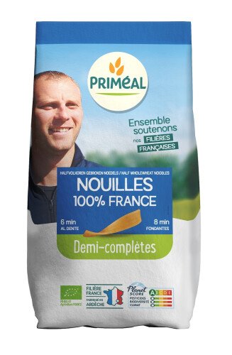 Nouilles demi-complètes bio 500 g