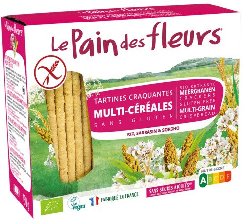 Tartines aux multi-céréales bio 150 g