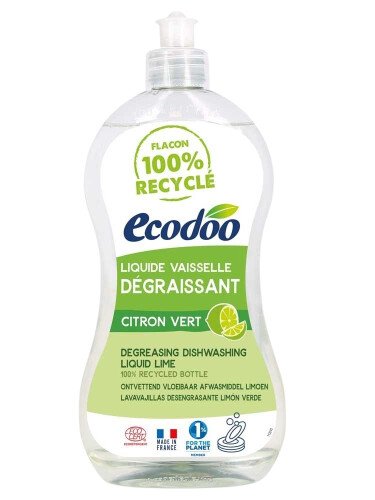 Ecologisch vloeibaar afwasmiddel met limoen 500 ml