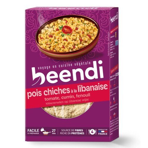 Pois chiches à la libanaise (tomate, cumin et fenouil) bio 250 g
