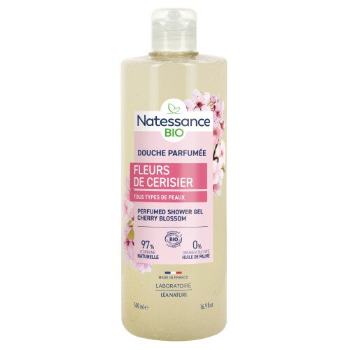 Douche parfumée fleurs de cerisier bio 500 ml