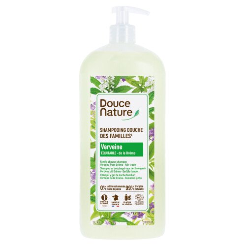 Shampoo en douchegel voor het hele gezin met ijzerkruid uit Drôme 1 L