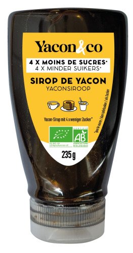 Bio yaconsiroop - squeeze PET 235 g