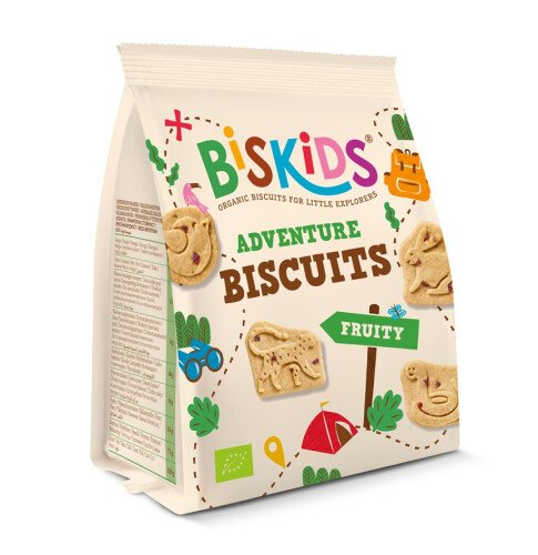 Bio Biskids Adventure Fruity Apple koekjes met appel 100 g