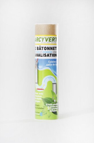 12 bâtonnets pour traiter et désodoriser (canalisations/siphons)