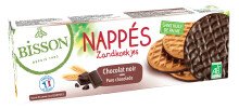 Bio Nappés zandkoekjes bedekt met pure chocolade (tarwemeel) 120 g