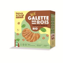 Bio driekoningentaart met chocolade-hazelnootvulling 400 g