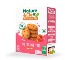 Palets bretons bio au caramel et fleur de sel sans gluten 135 g