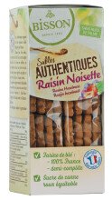 Bio Authentieke zandkoekjes met rozijnen en hazelnoten 175 g