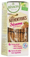 Bio Authentieke zandkoekjes met sesam 175 g