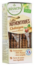 Bio Authentieke zandkoekjes met kastanje 180 g