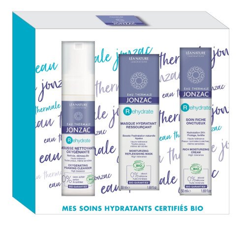 Coffret cadeau fin d'année - mes soins hydratants certifiés bio