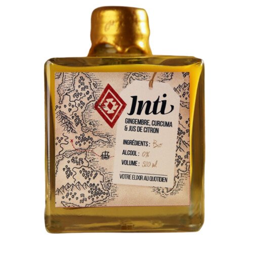 Bio gemberdrank met kurkuma en citroensap - koudgeperst 520 ml