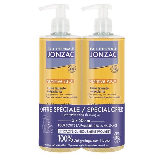 Nutritive - ATO+ DUO PACK 2 x 500 ml - bio vetinbrengende lichaamsolie