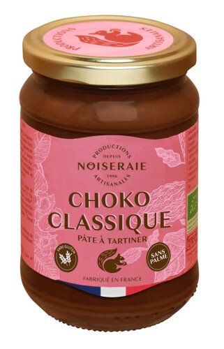 Choko noisette classique bio (13% noisettes) 300 g