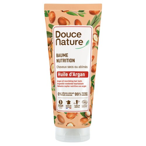 Baume démêlant nourrissant pour cheveux secs et abîmés à l'huile d'Argan 200 ml