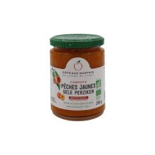 Bio gele perziken compote (met bio rietsuiker) 315 g