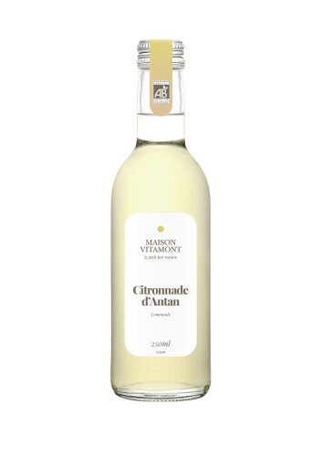 Citronnade citron bio au sucre de canne bio (non gazeuse) 25 cl