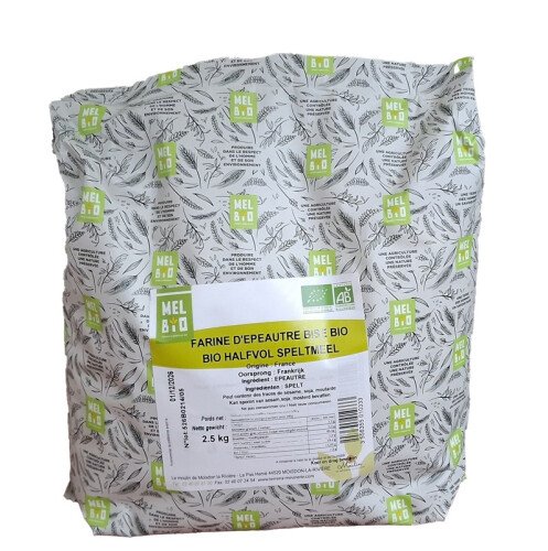 Farine de grand épeautre bise bio (T80) 2,5 kg