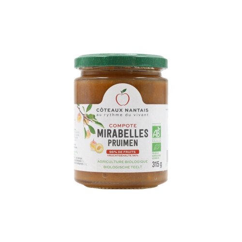 Compote mirabelle bio (au sucre de canne bio) 315 g