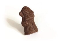 Bio Sint en Piet melk volle chocolade Sinterklaasfiguren 700 g