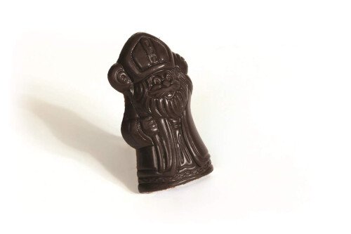 Bio Sint en Piet fondant volle chocolade Sinterklaasfiguren 700 g