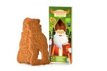 Bio Fairtrade Sinterklaas speculoos (2 stuks van 23 cm) 160 g