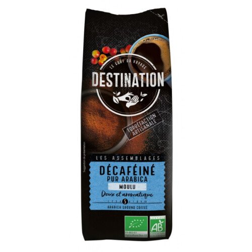 Café moulu décaféiné bio (pur Arabica) 250 g