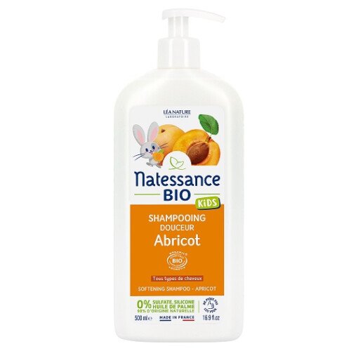 Shampooing kids abricot (ultra douceur) - tous types de cheveux (dès 3 ans) 500 ml