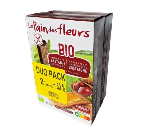 DUO PACK (2e aan -50%) Bio kastanjecrackers 250 g