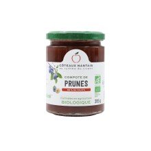 Bio pruimencompote (met bio fair trade rietsuiker) 315 g