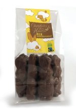 Bio paashaas melkchocolade volle figuren 115 g