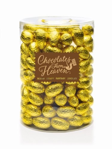 Œufs de Pâques bio blanc/praliné vrac 2 kg