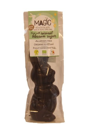 Bio paashaas hocus pocus chocolade met kokosbloesemsuiker 60% cacao 90 g
