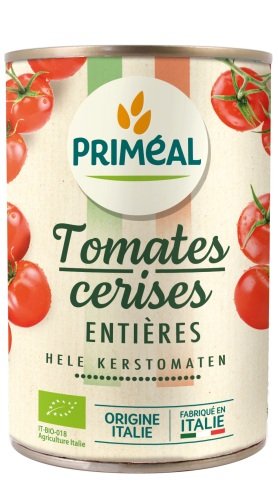 Bio kerstomaten in blik 400 g