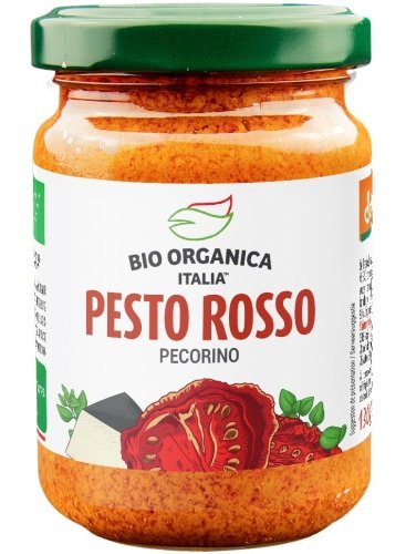 Bio rode pesto van zongedroogde tomaten met pecorino tray 6 x 130 g