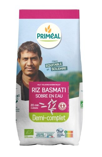 Riz basmati demi-complet bio 500 g