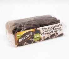 Gaufre au chocolat (blé) au sucre de canne bio 185 g