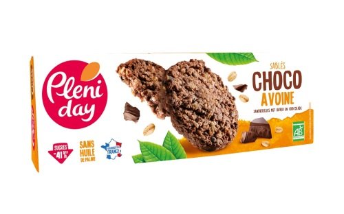 Bio zandkoekjes met haver en chocolade 150 g