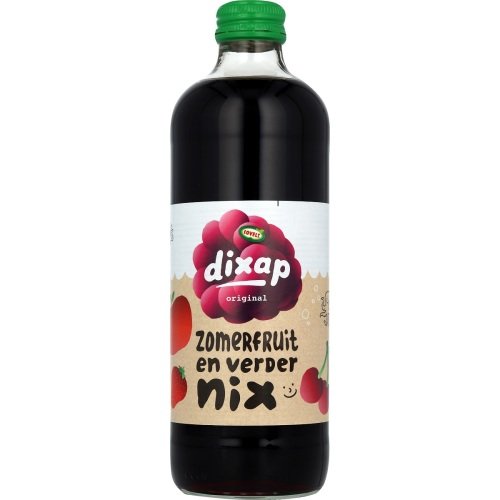 Zomerfruit (appel, kers, aardbei en zwarte bes) siroop 400 ml