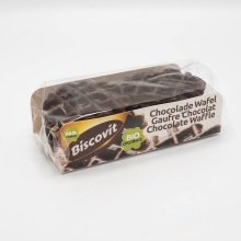 Gaufre au chocolat (blé) au sucre de canne bio 185 g