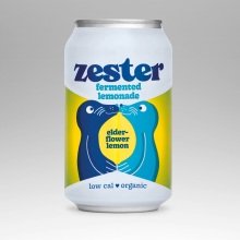 Bio gefermenteerde limonade vlierbloesem-citroen op basis van kefir 33 cl