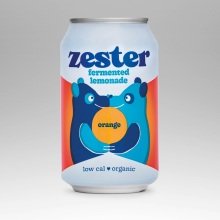 Bio gefermenteerde limonade met sinaas op basis van kefir 33 cl