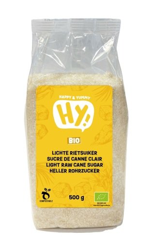 Bio lichte rietsuiker (India golden light) 500 g
