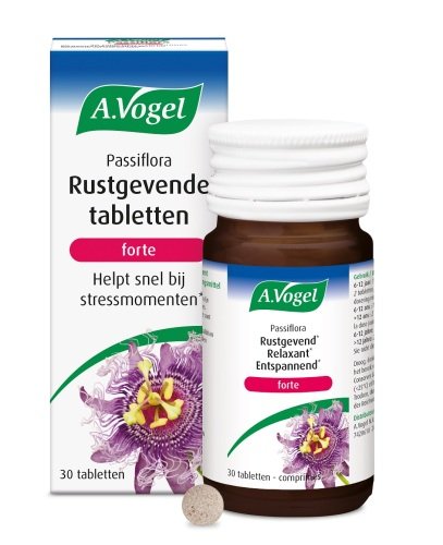 Passiflora rustgevende tabletten forte - helpt snel bij stressmomenten (30 tabletten) - PL 448/122