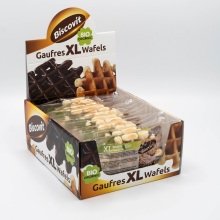 Gaufre à l'épeautre XL au sucre de canne bio présentoir 12 x 50 g