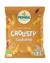 Crousty snack soufflée à base de cacahuètes et maïs bio 75 g